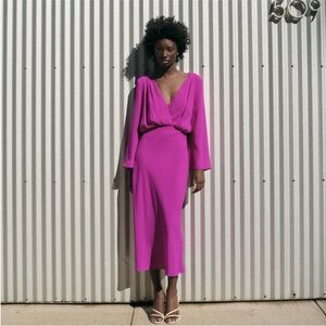 Zara Fuchsia Maxi Dress